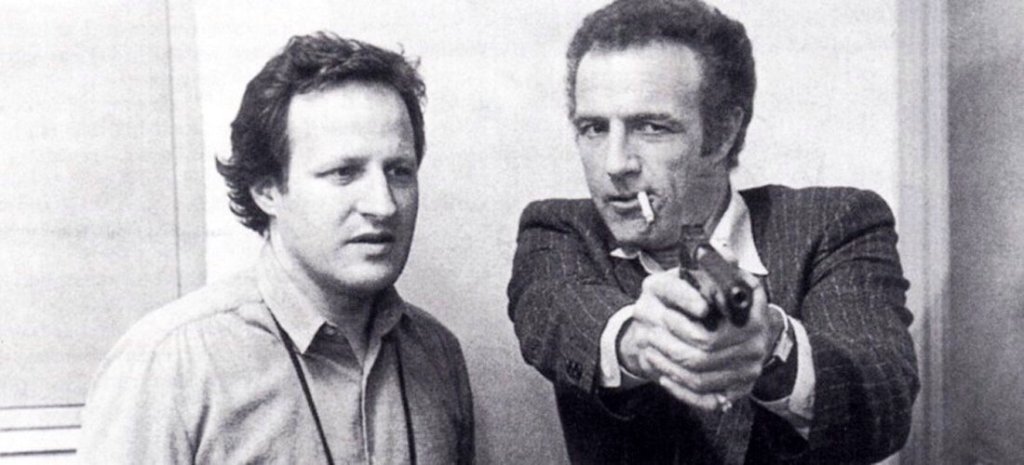 Michael Mann e James Caan na filmagem de THIEF (1981)